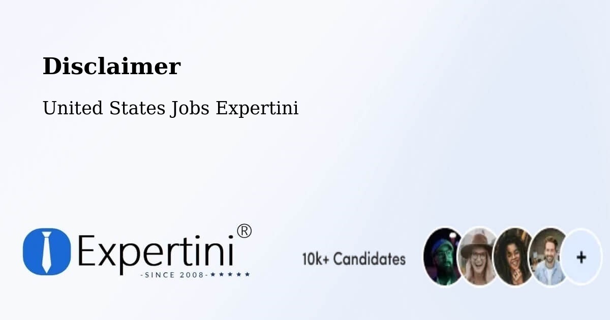 Disclaimer – Tunkhannock - United States Jobs Expertini